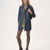 Cappotto monopetto in pelle Cappotto monopetto in pelle