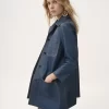 Cappotto monopetto in pelle Cappotto monopetto in pelle