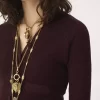 Cardigan aderente con scollo a V in maglia di lana Cardigan aderente con scollo a V in maglia di lana
