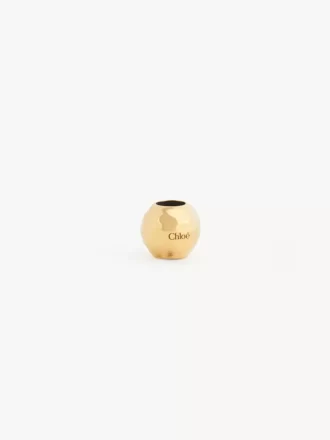 Ciondolo per bracciale a forma di dado a sfera in ottone