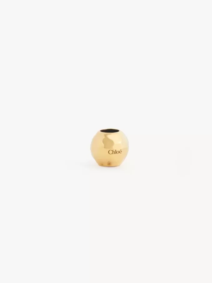 Ciondolo per bracciale a forma di dado a sfera in ottone