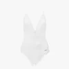 Costume intero con scollo a V arricciato Costume intero con scollo a V arricciato