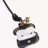 Custodia per auricolari Chloé Symbols Snake in pelle martellata Custodia per auricolari Chloé Symbols Snake in pelle martellata