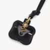 Custodia per auricolari Chloé Symbols Snake in pelle martellata Custodia per auricolari Chloé Symbols Snake in pelle martellata
