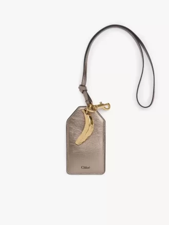 Etichetta Chloé Symbols Banana in pelle metallizzata Etichetta Chloé Symbols Banana in pelle metallizzata
