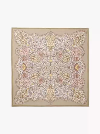 Foulard quadrato Chloé Paisley in twill di seta Foulard quadrato Chloé Paisley in twill di seta