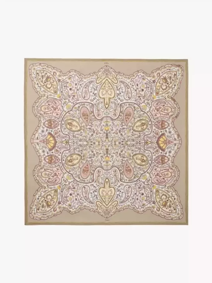 Foulard quadrato Chloé Paisley in twill di seta Foulard quadrato Chloé Paisley in twill di seta