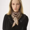 Foulard quadrato Chloé Paisley in twill di seta Foulard quadrato Chloé Paisley in twill di seta