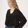 Foulard quadrato Chloé Paisley in twill di seta Foulard quadrato Chloé Paisley in twill di seta