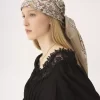 Foulard quadrato Chloé Paisley in twill di seta Foulard quadrato Chloé Paisley in twill di seta