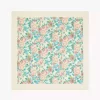Foulard quadrato Chloé Peonies in twill di seta Foulard quadrato Chloé Peonies in twill di seta
