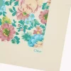 Foulard quadrato Chloé Peonies in twill di seta Foulard quadrato Chloé Peonies in twill di seta