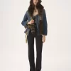 Giacca da equitazione peplo in denim Giacca da equitazione peplo in denim