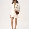 Giacca sartoriale doppiopetto in misto cotone Giacca sartoriale doppiopetto in misto cotone