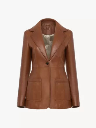 Giacca sartoriale in pelle Giacca sartoriale in pelle