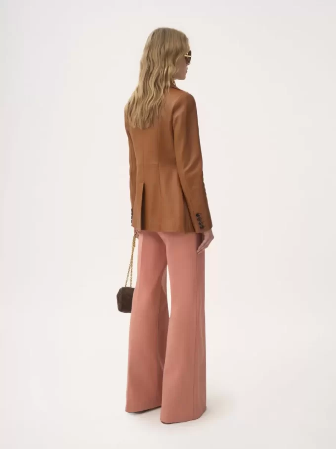 Giacca sartoriale in pelle Giacca sartoriale in pelle
