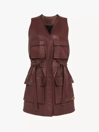 Gilet utilitario in pelle Gilet utilitario in pelle