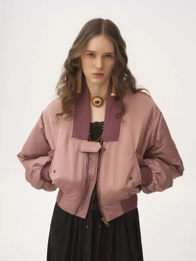 Giubbotto bomber in nylon Giubbotto bomber in nylon