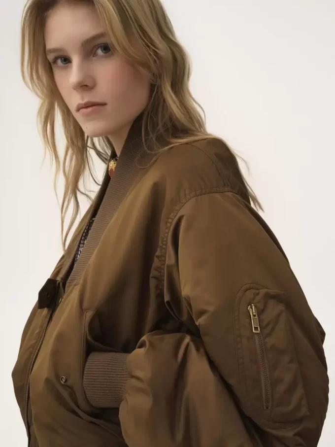 Giubbotto bomber in nylon Giubbotto bomber in nylon
