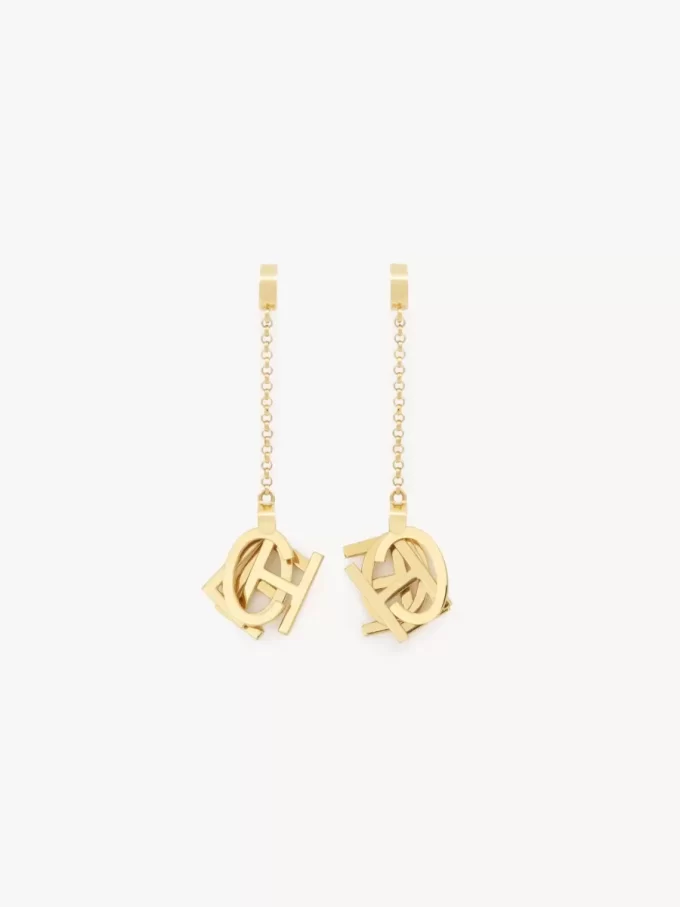 Gli orecchini Chloé Letters Gli orecchini Chloé Letters
