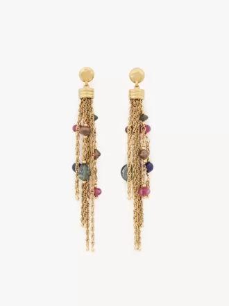 Gli orecchini Chloé Pompoms Gli orecchini Chloé Pompoms