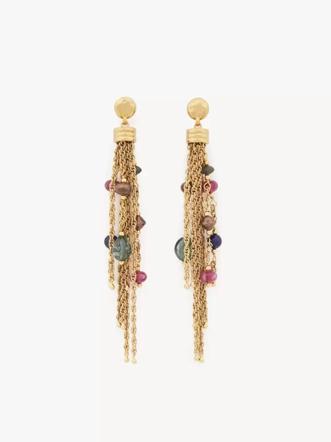 Gli orecchini Chloé Pompoms Gli orecchini Chloé Pompoms