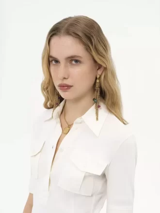 Gli orecchini Chloé Pompoms Gli orecchini Chloé Pompoms