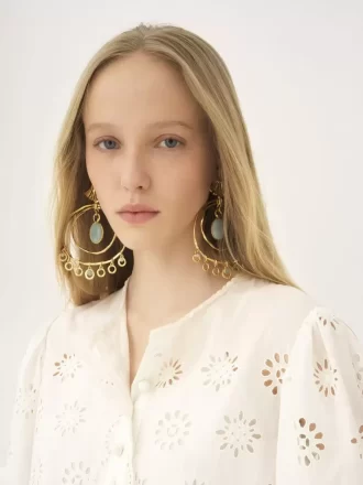 Gli orecchini Chloé Sunflower Gli orecchini Chloé Sunflower