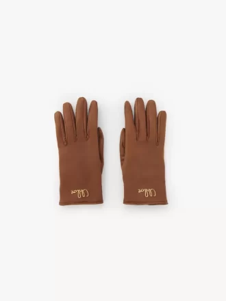 I guanti Chloé Iconic in pelle I guanti Chloé Iconic in pelle