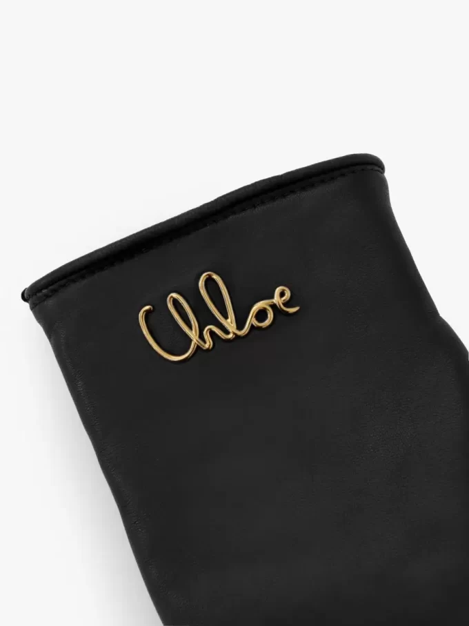 I guanti Chloé Iconic in pelle I guanti Chloé Iconic in pelle