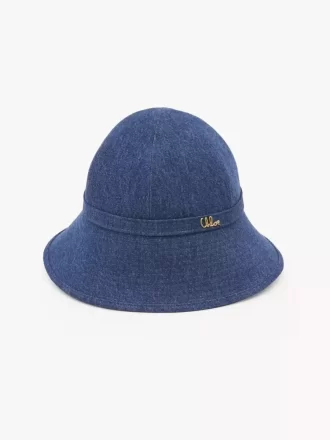 Il cappello da pescatore iconico di Chloé in denim Il cappello da pescatore iconico di Chloé in denim