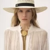 Il cappello Panama Chloé in paglia di palma Il cappello Panama Chloé in paglia di palma