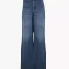 Jeans a gamba larga in denim Jeans a gamba larga in denim
