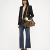 Jeans bootcut corti in denim Jeans bootcut corti in denim