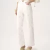 Jeans cropped ricamati in denim Jeans cropped ricamati in denim