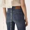 Jeans dritti in denim Jeans dritti in denim