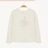 Maglia a maniche lunghe con logo per bambini