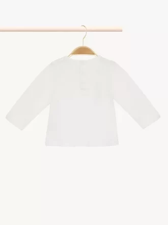 Maglia a maniche lunghe con logo per bambini