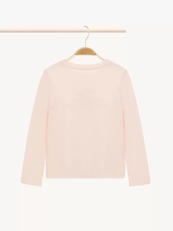 Maglia a maniche lunghe con logo per bambini