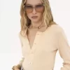 Maglia Henley in jersey di cotone Maglia Henley in jersey di cotone