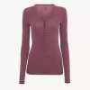 Maglia Henley in maglia di lana merino Maglia Henley in maglia di lana merino