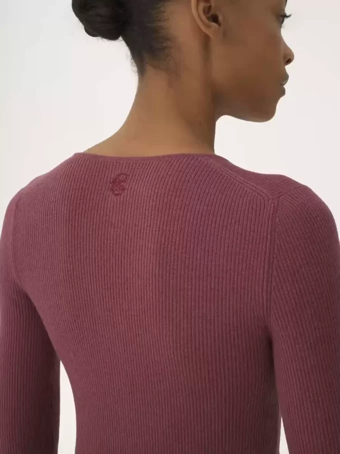 Maglia Henley in maglia di lana merino Maglia Henley in maglia di lana merino