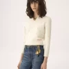 Maglione aderente in maglia di lana e cashmere