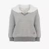 Maglione con collo in pile chiné Maglione con collo in pile chiné