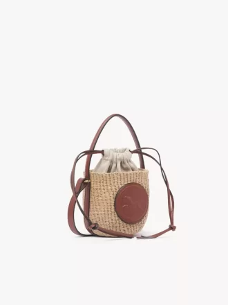 Mini cestino porta medaglie per cavalli in fibre naturali