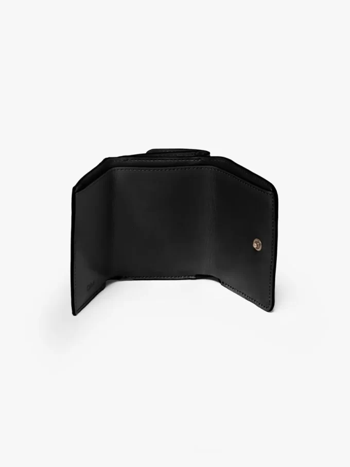 Mini Chloé Iconic tri-fold in pelle lucida Mini Chloé Iconic tri-fold in pelle lucida
