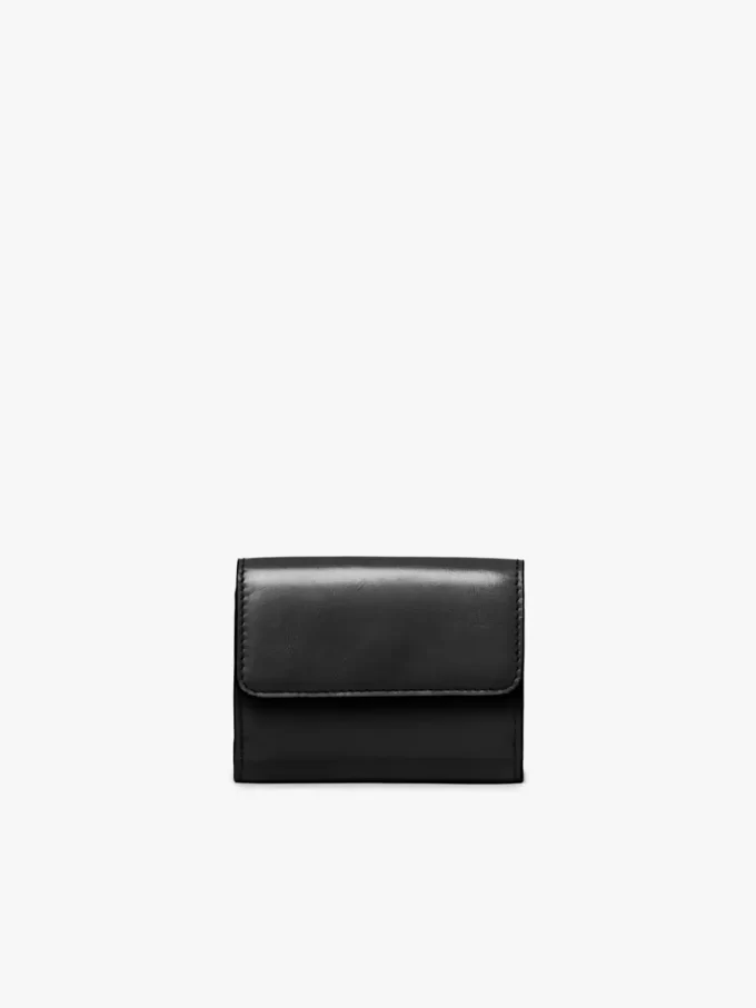 Mini Chloé Iconic tri-fold in pelle lucida Mini Chloé Iconic tri-fold in pelle lucida