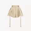 Mini shorts a palloncino in gabardine di cotone Mini shorts a palloncino in gabardine di cotone