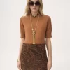 Minigonna dritta in jacquard arazzo Minigonna dritta in jacquard arazzo