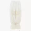 Pantaloni corti fluidi in charmeuse di seta e pizzo Pantaloni corti fluidi in charmeuse di seta e pizzo